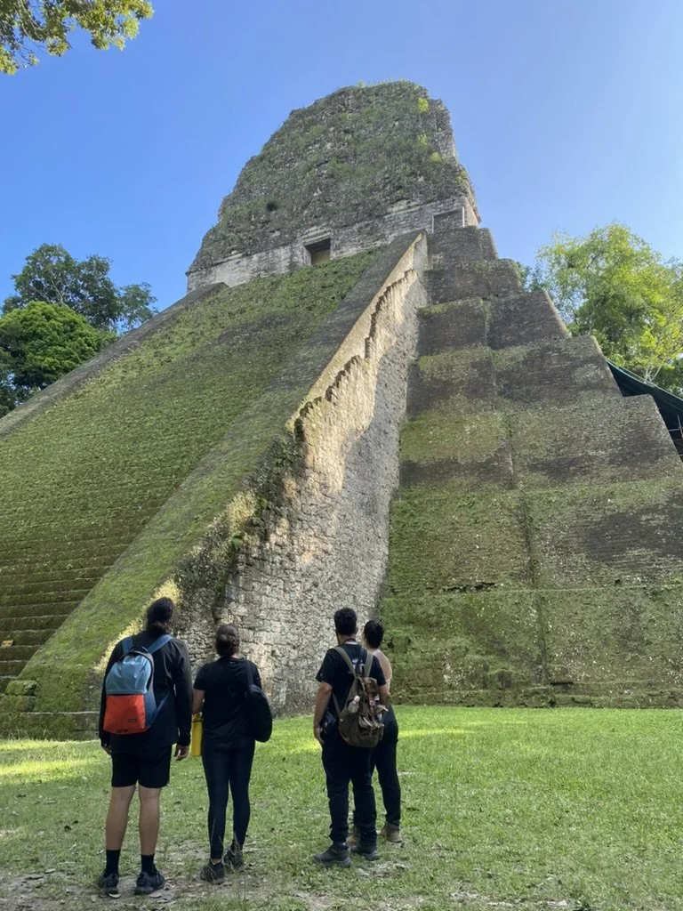 Tikal temple view
